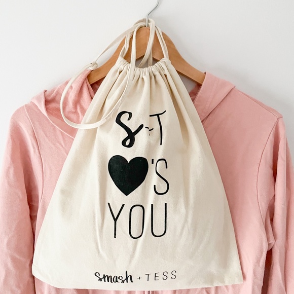 Smash + Tess // Harris Hoodie Romper in Pretty Pink - Picture 1 of 6